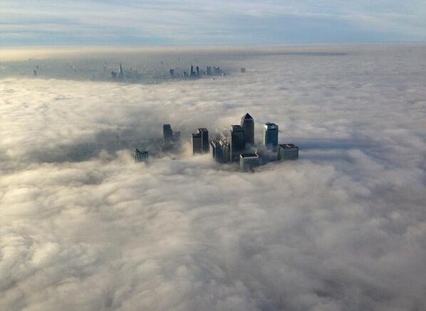 Ceata care acopera Londra
